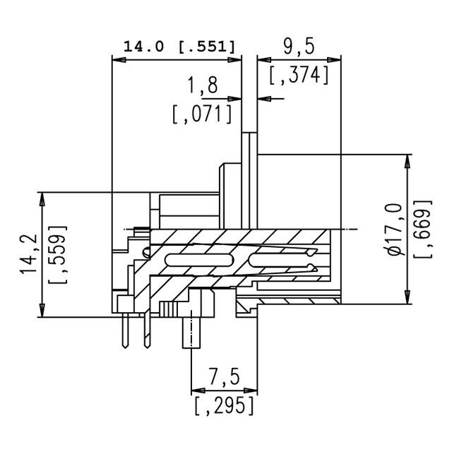 T 3277 900 Amphenol Tuchel Industrial  Assemblages de connecteurs circulaires